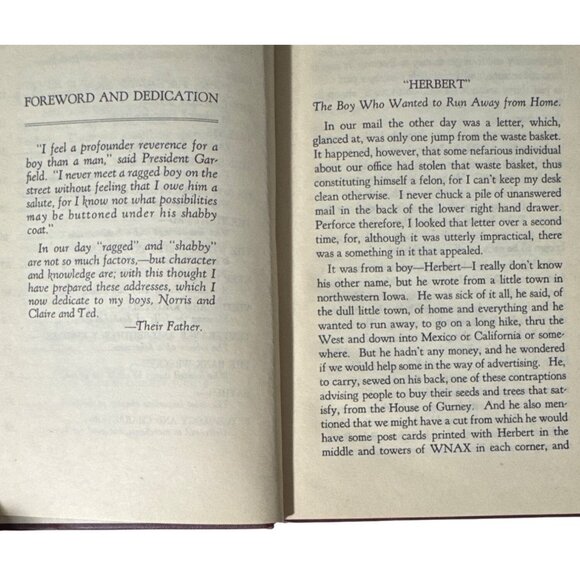 Vintage 1929 Book "Messages To Boys" Radio Friend By E.R. Gurney Morality HC Vtg - Picture 5 of 16